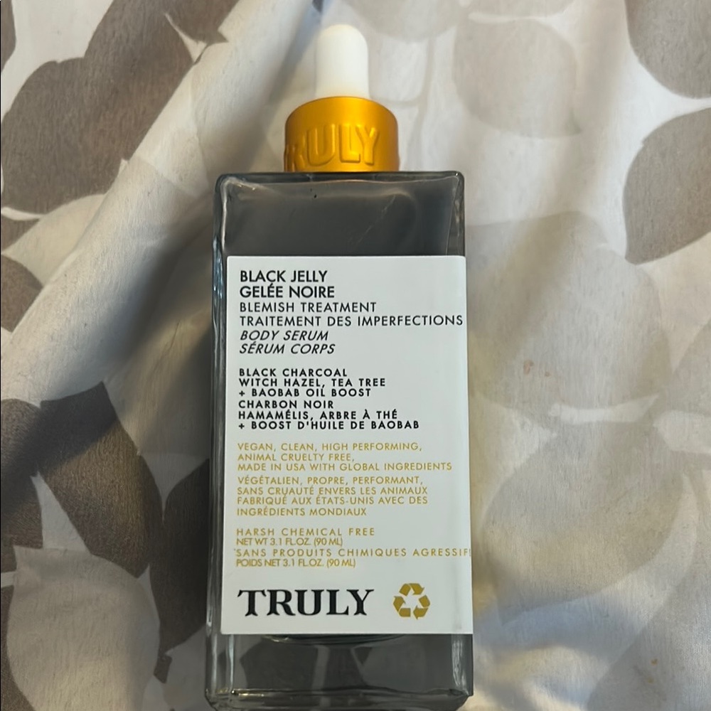 Truly Black Jelly Blemish Treatment Body Serum